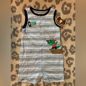 🆕 nwt Carter’s baby boys surfs up alligator romper sun suit 18 month